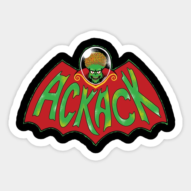 AckAckMan Sticker by DCLawrenceUK